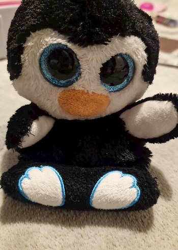 Ty Beanie Boos Penguen Peluş Telefon Tutucu 15 cm - Görsel 2