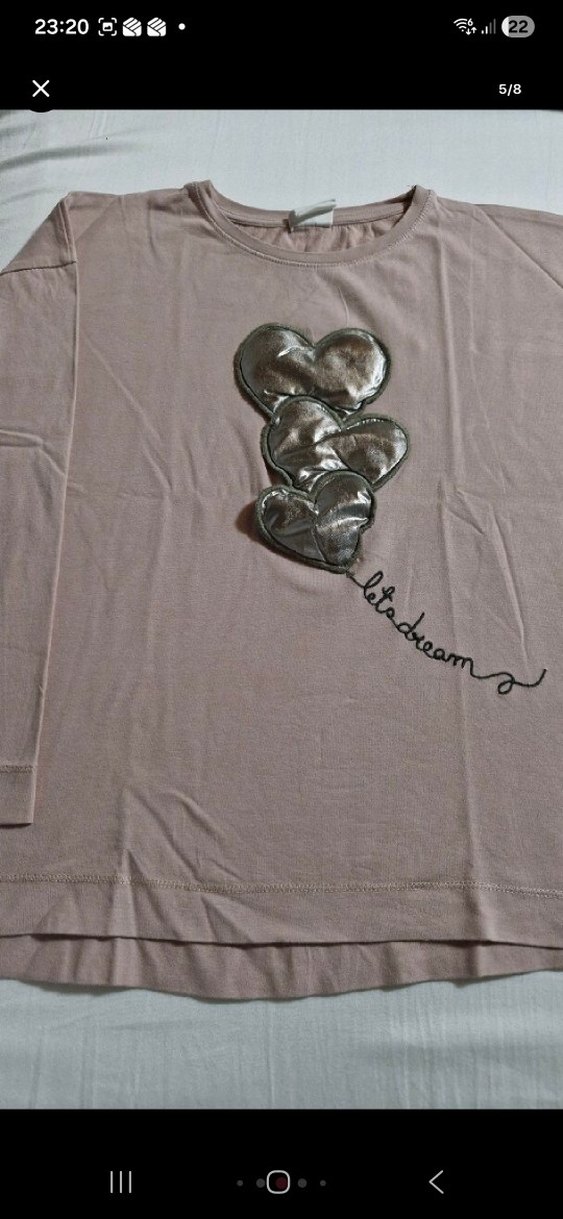 Kız Çocuk Uzun Kollu Tişört - Görsel 3