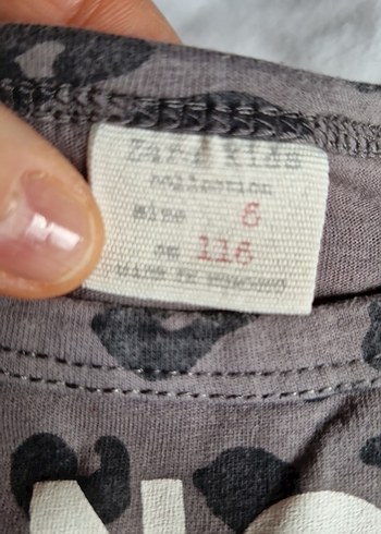 Kız Çocuk Gri Payetli Uzun Kollu Tişört - Görsel 2