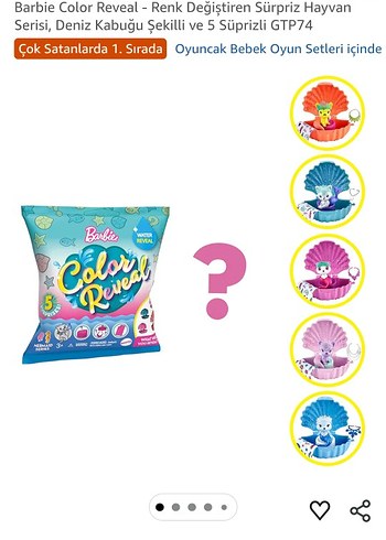 Barbie Renk Değiştiren Sürpriz Hayvan Oyuncak - Görsel 2