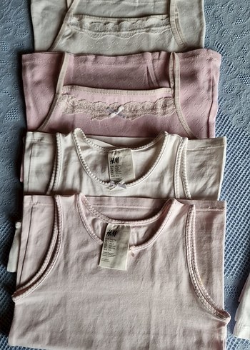 Beyaz ve pembe Renkli Çocuk Atletleri - Görsel 7