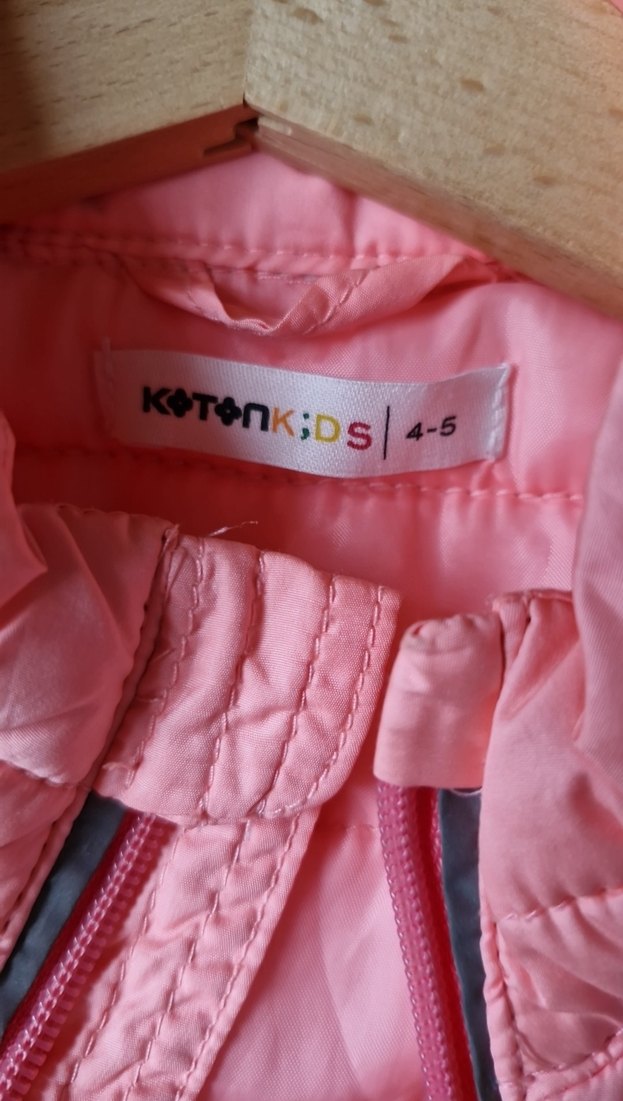 Kız Çocuk Pembe Fermuarlı Yelek - Görsel 3