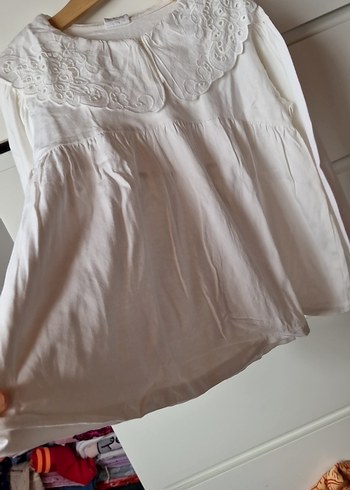 Zara yakali bluz - Görsel 3