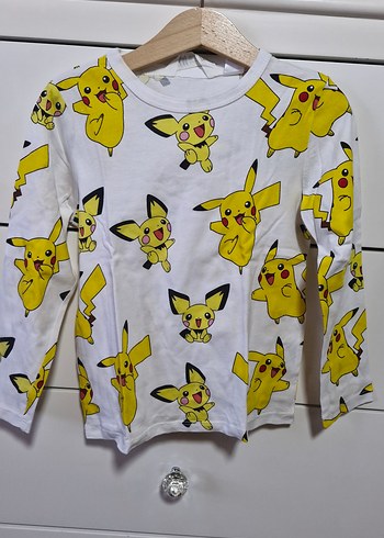 Sarı Baskılı Pokemon Çocuk Atletleri - Görsel 4