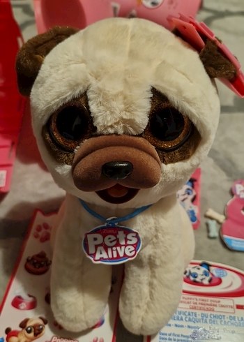 Pets Alive Sesli Köpek Peluş Oyuncak - Görsel 7