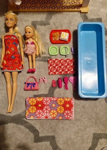 Barbie Aksesuarli Portatif Bebek Evi - Görsel 12