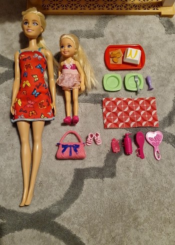 Barbie Aksesuarli Portatif Bebek Evi - Görsel 11