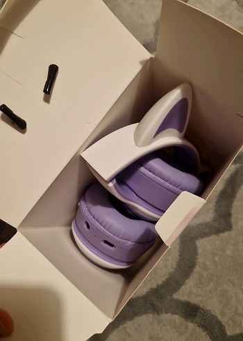 Kablosuz Pembe Kedi Kulaklıklı Kulaklık - Görsel 4