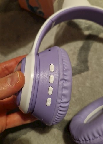 Kablosuz Pembe Kedi Kulaklıklı Kulaklık - Görsel 7