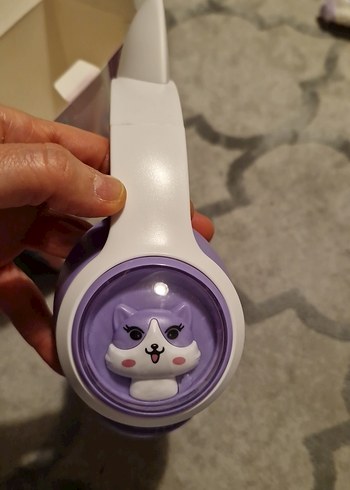 Kablosuz Pembe Kedi Kulaklıklı Kulaklık - Görsel 6