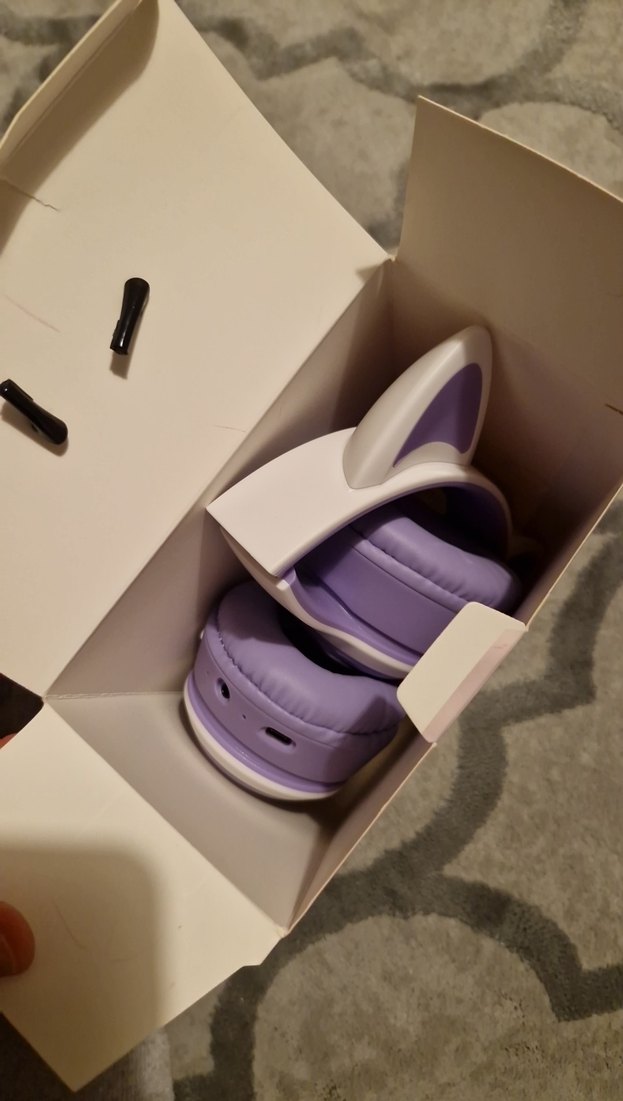 Kablosuz Pembe Kedi Kulaklıklı Kulaklık - Görsel 4