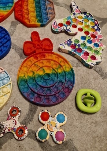 Renkli Pop It ve Spinner Seti - Görsel 2