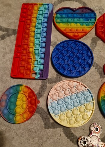 Renkli Pop It ve Spinner Seti - Görsel 3