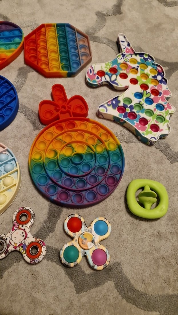 Renkli Pop It ve Spinner Seti - Görsel 2