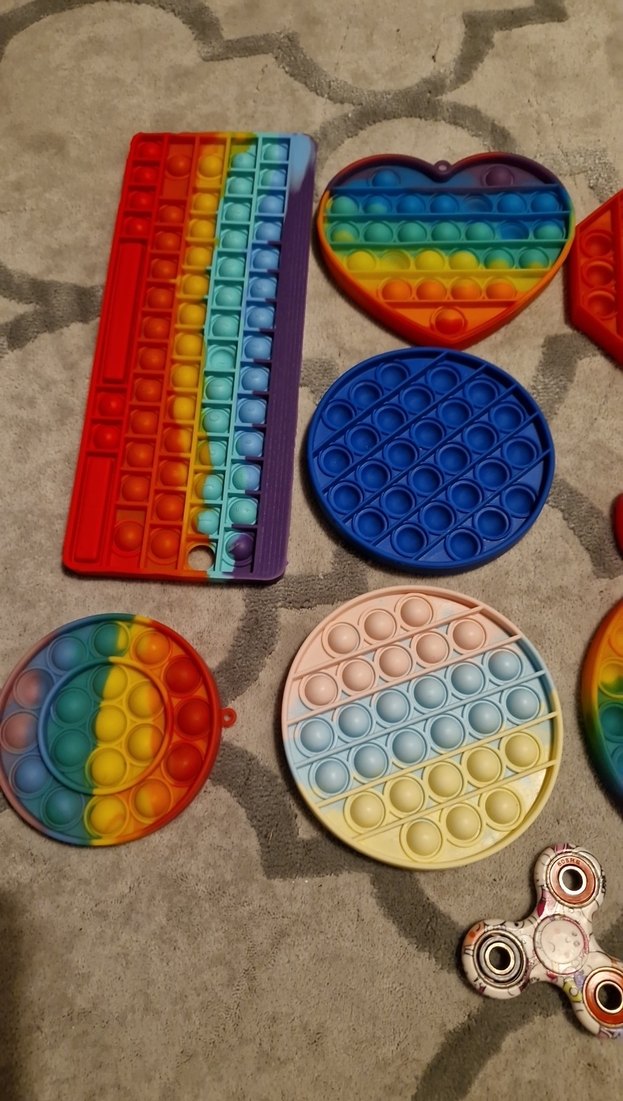 Renkli Pop It ve Spinner Seti - Görsel 3