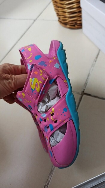 30 Beden pembe Renk Skechers sandalet