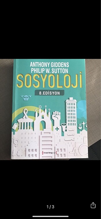 Giddens sosyolojiye giriş 8.edisyon