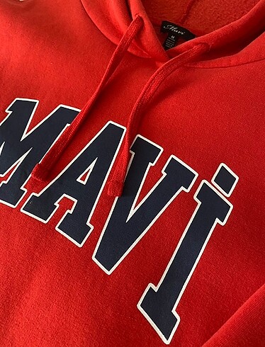 m Beden Mavi oversize sweatshirt