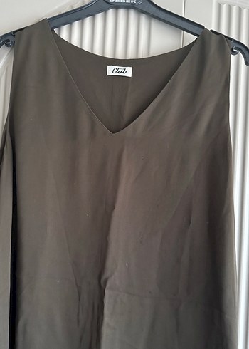 V Yaka Elbise - Görsel 2