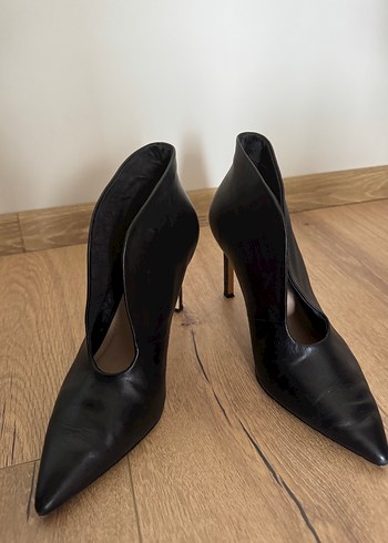 Kadın Siyah Stiletto Topuklu Ayakkabı - Görsel 2