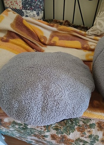 Gri Kedi Yatağı Kışlık Sıcak Yuvası - Görsel 2