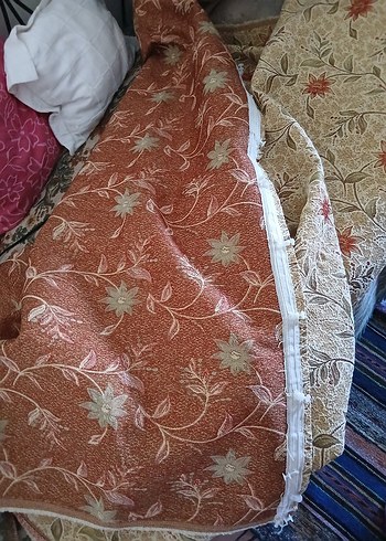 Parlak kahverengi yumuşak fon perde - Görsel 2