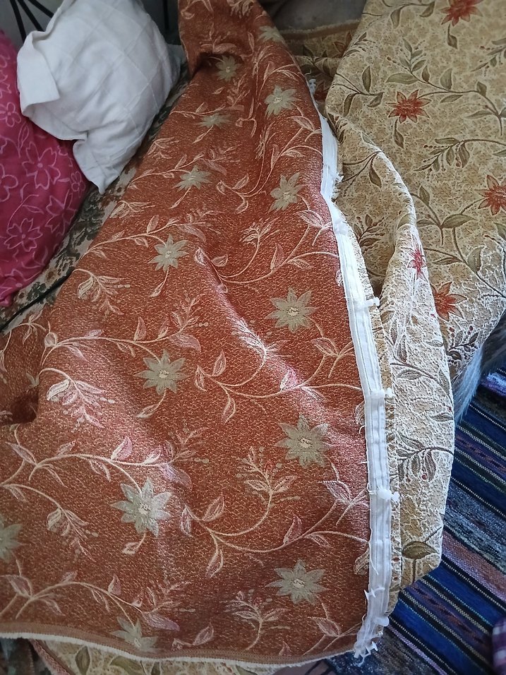 Parlak kahverengi yumuşak fon perde - Görsel 2