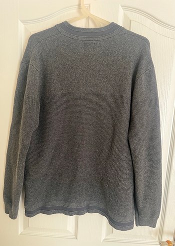 Gri Fermuarlı Erkek Sweatshirt - Görsel 2