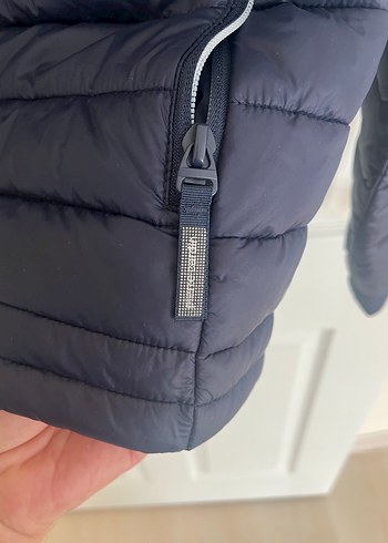 Erkek lacivert Fermuarlı İnce Mont - Görsel 5