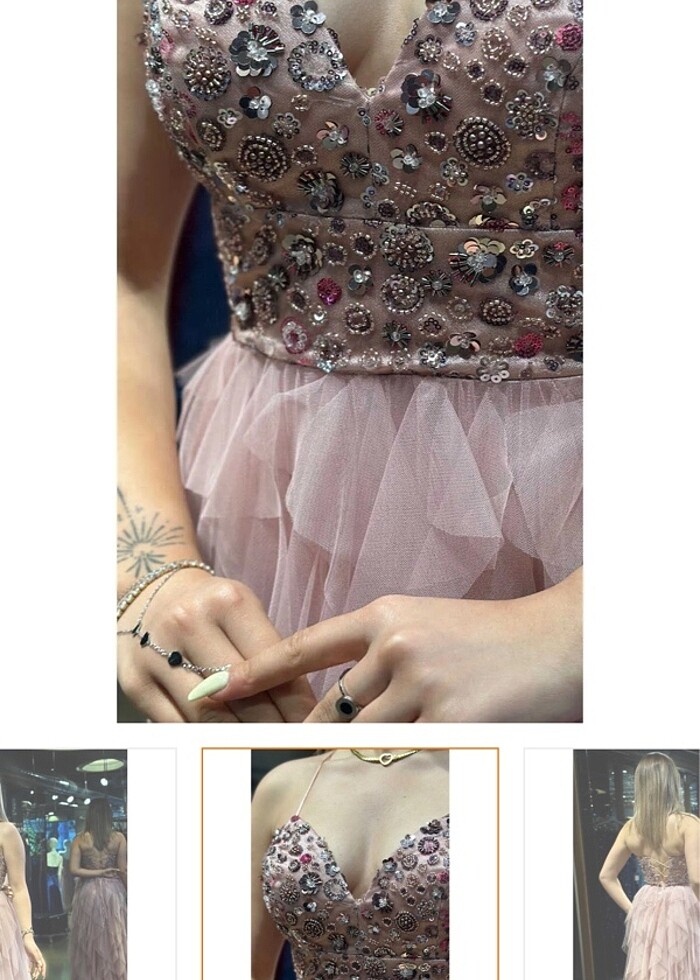 Abiye elbise - Görsel 4