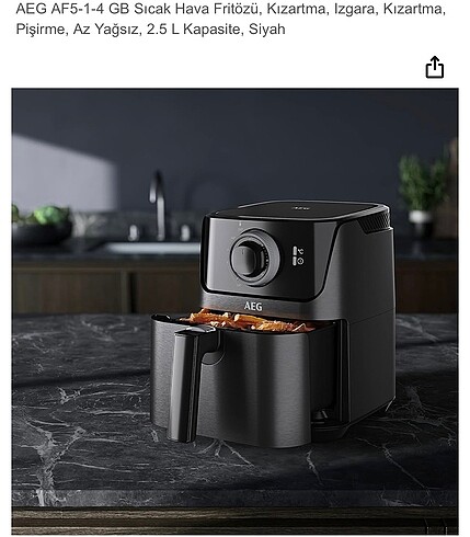 Beden Aeg airfryer sıfır kutusunda