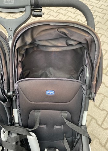 Siyah İkiz Bebek Arabası - Görsel 4