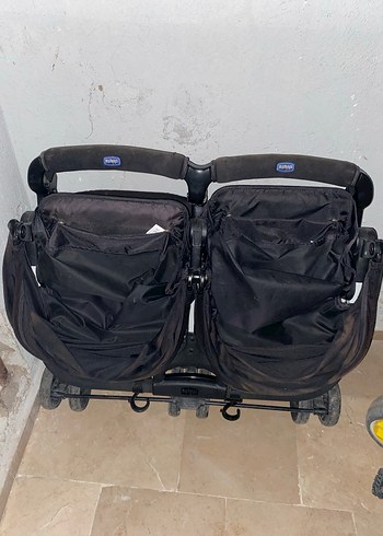 Siyah İkiz Bebek Arabası - Görsel 7