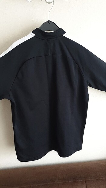 12-13 Yaş Beden siyah Renk Fermuar Detaylı Siyah Nike Bluz Erkek Çocuk