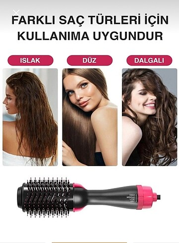 Beden Saç Şekillendirici ve Saç Düzleştirici Fön Tarağı One Step