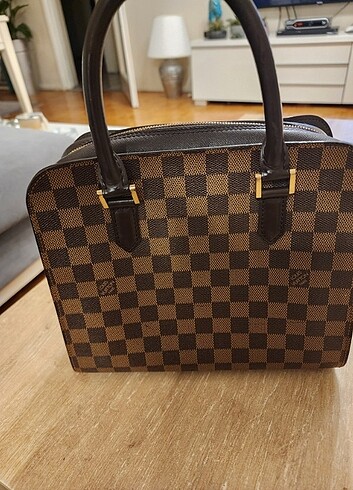  Beden kahverengi Renk Orijinal Louis Vuitton Damier Triana