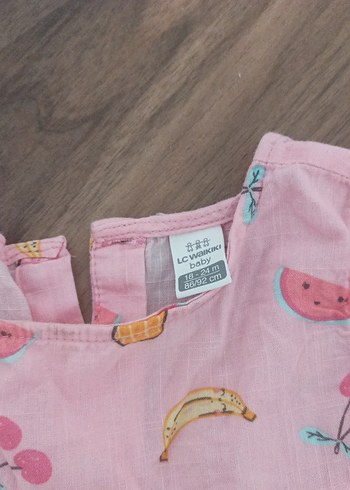 Pembe Fırfırlı Kız Elbisesi - Görsel 2