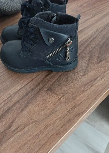 Kız Çocuk lacivert Lastik Goth Botlar - Görsel 3