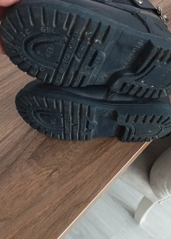 Kız Çocuk lacivert Lastik Goth Botlar - Görsel 4