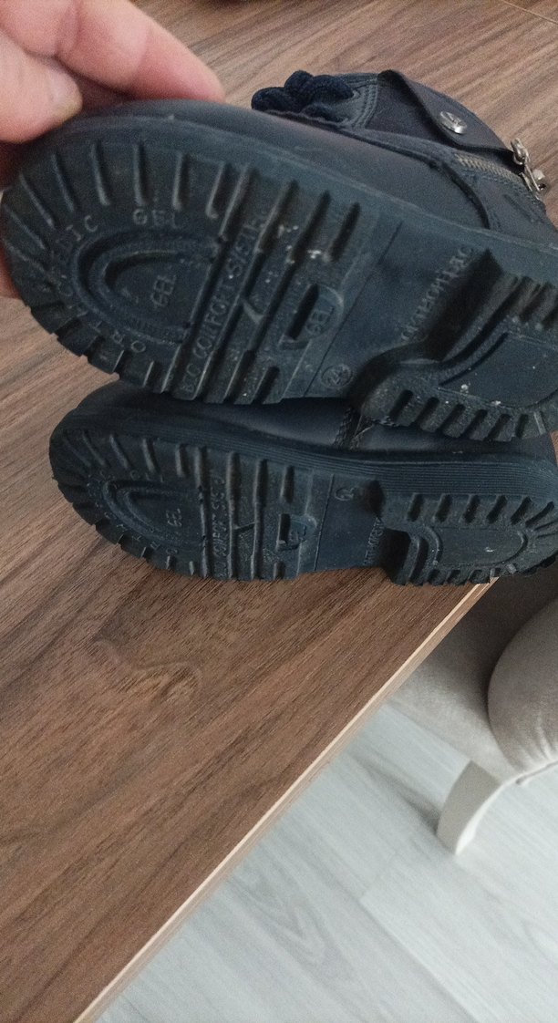 Kız Çocuk lacivert Lastik Goth Botlar - Görsel 4