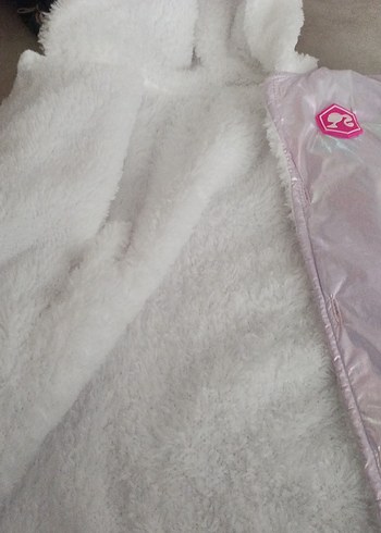 Düğmeli Beyaz Kız Çocuk Ceketi - Görsel 2