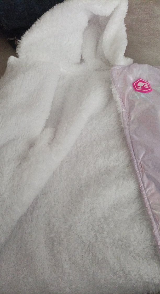 Düğmeli Beyaz Kız Çocuk Ceketi - Görsel 2