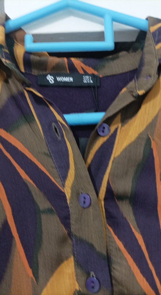 Bohem Tarzda Uzun Kahverengi Elbise - Görsel 3