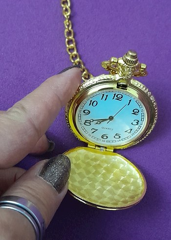  Beden Altın Renk Vintage Cep Saati