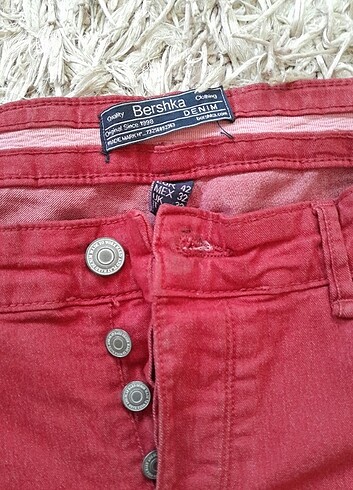 Bershka Bordo denim pantalon.
