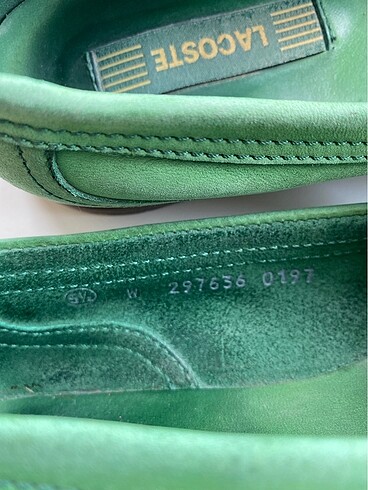 38,5 Beden yeşil Renk Lacoste