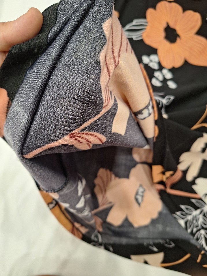 Desenli Uzun Kollu Elbise - Görsel 3