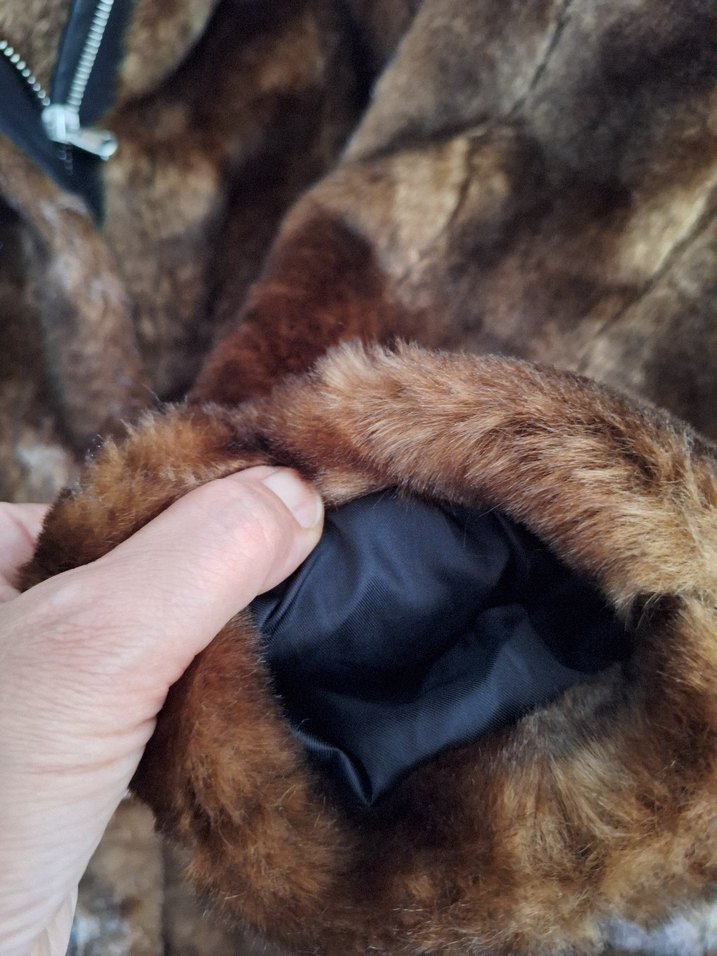 Suni Kürk Ceket - Görsel 4