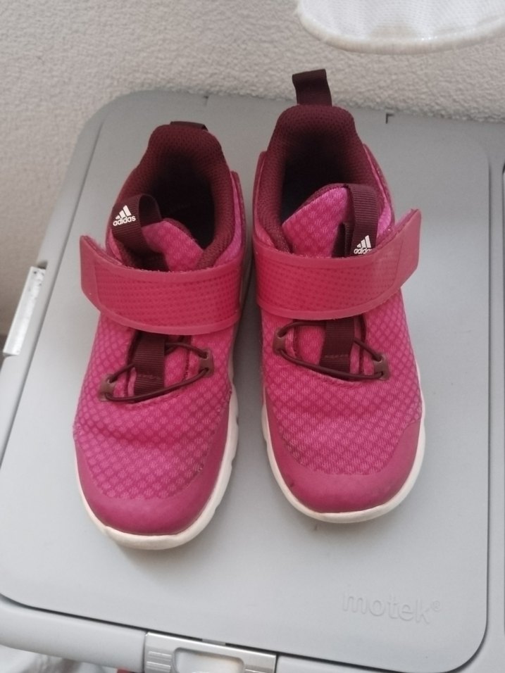 ADİDAS Kız Çocuk Pembe Cırt Cırtlı Spor Ayakkabı - Görsel 2