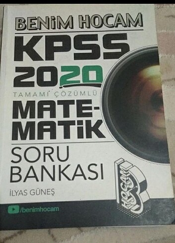 Kpss matematik soru Bankası benim hocam İlyas güneş